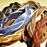 Leather Mystery Braid Bracelet - Assorted BTB
