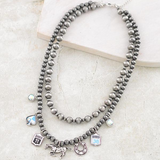 Western Rodeo Navajo Pearl Necklace