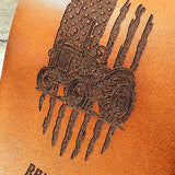 Laser Cut Leather Phone Tablet Stand Holder BTB