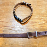 Leather Adjustable Metal Side Release Collar BTB