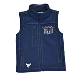 Youth Skull Banner Polyshell Vest
