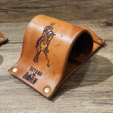 Laser Cut Leather Phone Tablet Stand Holder BTB