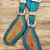 Inlay Spur Straps Teal Orange BTB