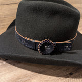 BTB Flower Overlay Hatband 1"