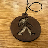 BTB Laser Cut Ornaments - Cowhide Yeti