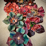 Leather Flowers Assort. BTB