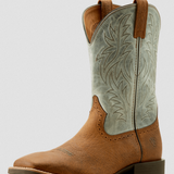 Mens Sport Wide Square Western Boot - Earth