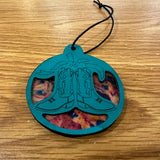 BTB Laser Cut Ornaments - Cowboy Boots