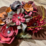 Leather Flowers Assort. BTB