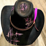 Catch Me If Can Custom Felt Hat Sz Small  BTB