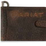 Ariat  Money Clip Bull Hide Brown