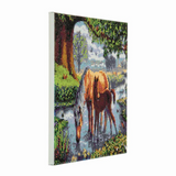 Medium Crystal Art Mounted Kit Fell Ponies