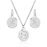 Framed Floral Jewelry Set