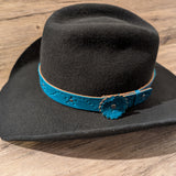 BTB Flower Overlay Hatband 1"