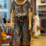 Custom Made Kids Foil Hair On Chaps BTB Size Medium