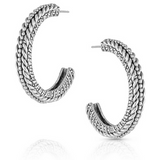 Roped In Hoop Earring