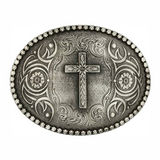 Antique Silver American Eagle Belt Buckle