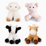 Little Living Nature Farm Animals Stuffed Assorted