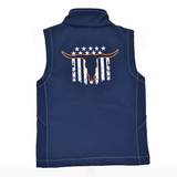 Youth Skull Banner Polyshell Vest