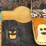 Leather Masked ID Card Wallet BTB