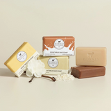 3 oz Warm & Sweet Goat Milk Bar Soap Set of 3