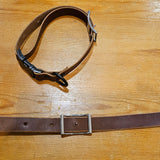 Leather Adjustable Metal Side Release Collar BTB