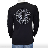 Mens Cowboy Nation L/S Tee