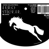 Horse Hollow Euro Sticker