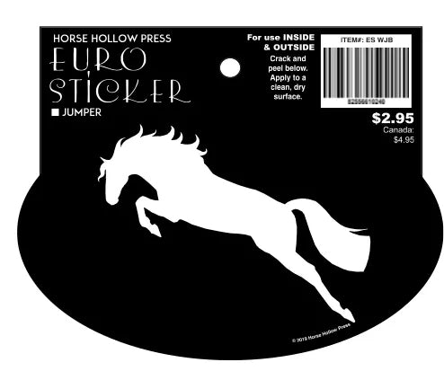 Horse Hollow Euro Sticker