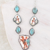 Western Vintage Cowgirl Necklace