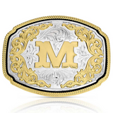 Western Initial Buckle - style M