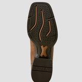 Mens Sport Steer Skull Wide Square Western Boot