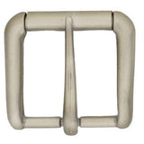 Antique Nickel Roller Buckle 1 1/4"
