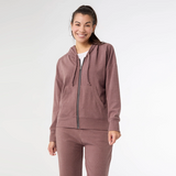 Weekend Brushed Long Sleeve Full Zip Hoodie