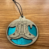 BTB Laser Cut Ornaments - Cowboy Boots