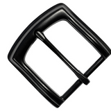 Black Heel Bar Belt Buckle (fits 1-1/2" (38mm) wide Belt) P3926