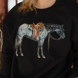 Womens Blu Roan Belle Sweatshirt