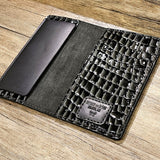 Leather Checkbook Passport Wallet BTB