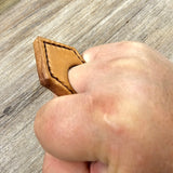 Leather Ring No Metal Self Defense BTB