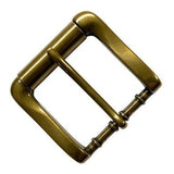 Antique Brass Roller Belt Buckle Fits 1-1/2"