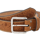 Nocona Mens Belt Western Embossed