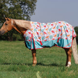 1200D Rain Sheet Showers & Flowers - Horse