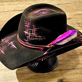 Catch Me If Can Custom Felt Hat Sz Small  BTB