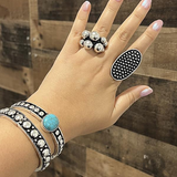 Turquoise Studded Bracelet