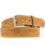 Nocona Mens Belt Western Embossed