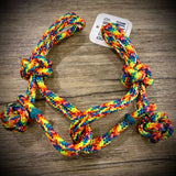Premium Rope Rainbow Slobber Straps