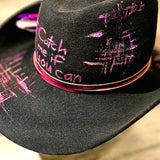 Catch Me If Can Custom Felt Hat Sz Small  BTB