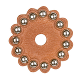 Leather Replacement Rosettes  Russet