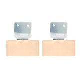 Leather Covered Aluminum BLevins Buckle 2 1/2"