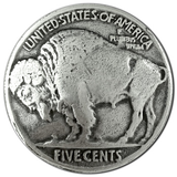 BS9181-B SRTP 7/8" Buffalo Nickel Coin Concho